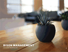 Tablet Screenshot of bisonmanagement.com